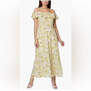 Floral Off-Shoulder Maxi Dress